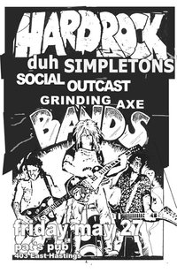 A night of noise & mayhem in the DTES!: Simpletons, Social Outcast , Grinding Axe @ Pat's Pub May 27 2011 - May 8th @ Pat's Pub