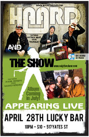 Live Rock'n'Roll!!: HAARD, THE SHOW @ Lucky Bar Apr 28 2010 - May 7th @ Lucky Bar