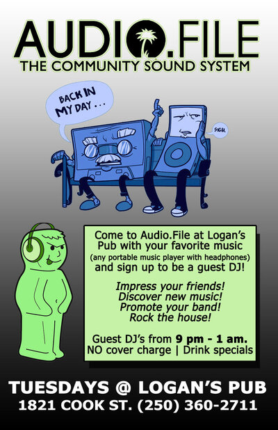 Audio.File @ Logan's Pub Oct 12 2010 - Jun 6th @ Logan's Pub