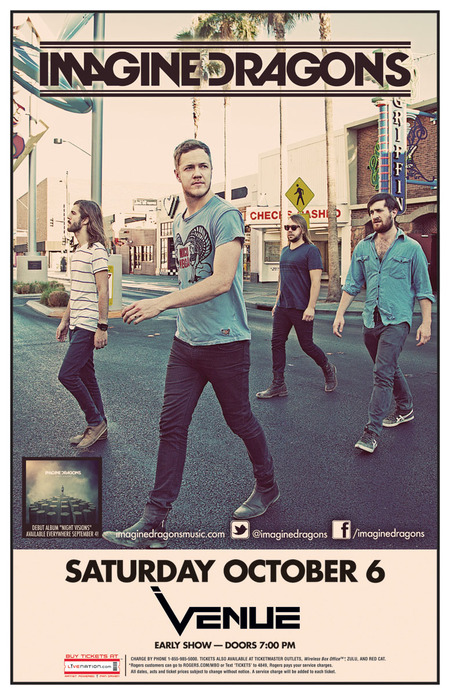 Imagine Dragons, Youngblood Hawke @ Venue - Oct 06, 2012