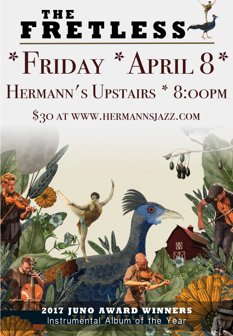 THE FRETLESS - Jun 4th @ Hermann's Upstairs