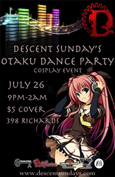 Descent Otaku Cosplay Dance Party @ The Red Room - Jul 26, 2015