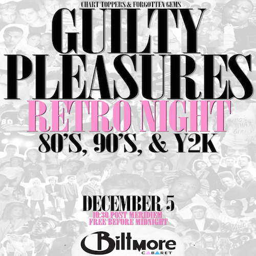 Bryan Sea, Adam Fink, Gal Pals, Peter Ricq  @ The Biltmore Cabaret Dec 5 2014 - May 6th @ The Biltmore Cabaret