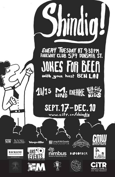 Pineapple, Kill City Kids, M.Lund @ Railway Club Oct 15 2013 - May 6th @ Railway Club