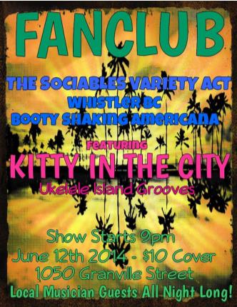 SOCIALBLES VARIETY ACT @ Vancouver FanClub - Jun 12, 2014