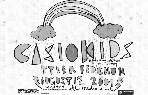 Casiokids, Tyler Fedchuk @ The Media Club Aug 12 2009 - Jun 17th @ The Media Club