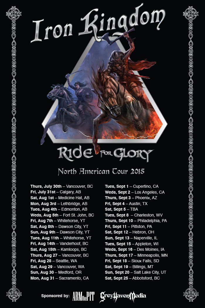 Iron Kingdom, Substratum, Gunslinger @ The Kraken Bar and Lounge Aug 28 2015 - May 6th @ The Kraken Bar and Lounge