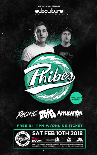 Phibes  (Vancouver debut) @ The Red Room Feb 10 2018 - Jun 23rd @ The Red Room