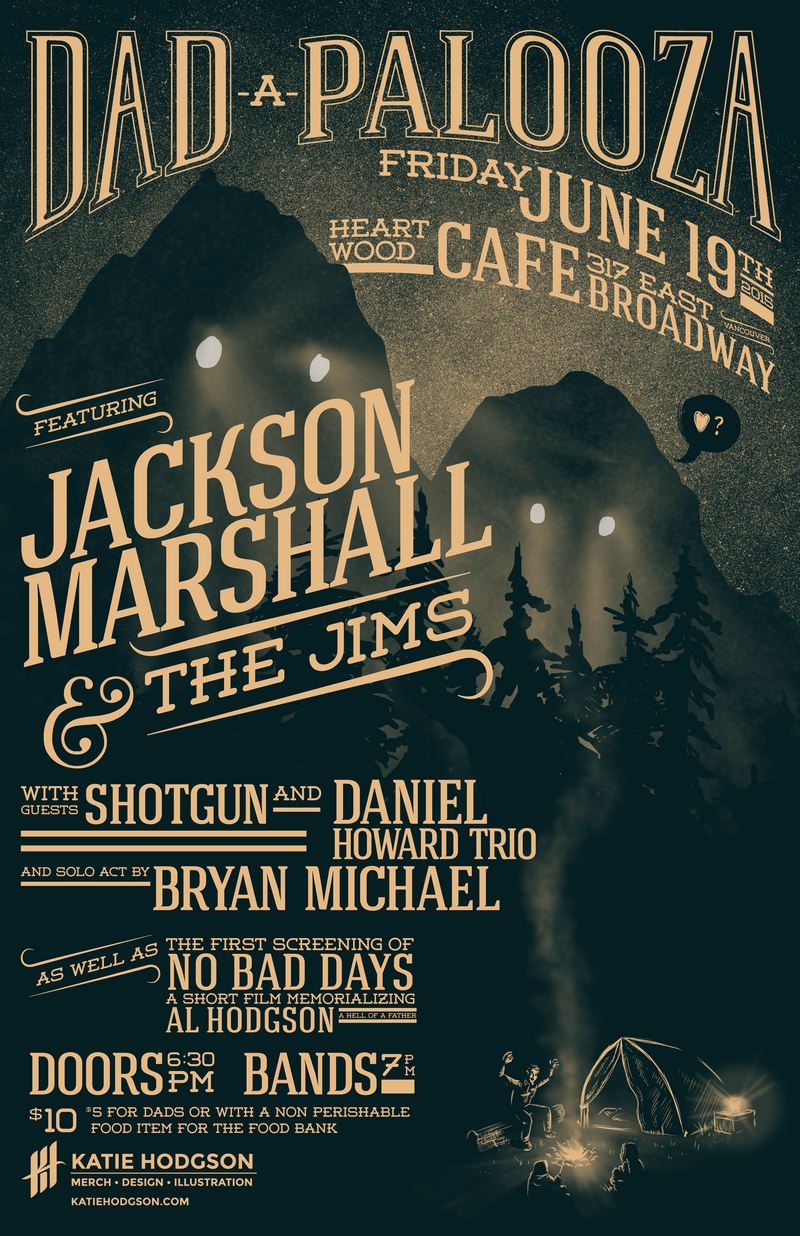 Dad-A-Palooza: Jackson Marshall & The Jims, BRYAN MICHAEL, Daniel Howard Trio, Shotgun @ The Heartwood Cafe - Jun 19, 2015