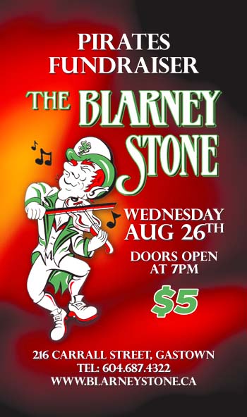 Pirate's Fundraiser: Killarney, DJ NICK @ Blarney Stone Aug 26 2009 - Jun 7th @ Blarney Stone