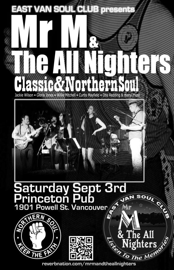 Mr. M & The All Nighters @ Princeton Pub Sep 3 2011 - May 7th @ Princeton Pub