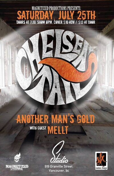 Studio Records Grand Opening: Chelsea's Tail, Another Man's Gold, Mellt @ Studio Jul 25 2015 - May 14th @ Studio