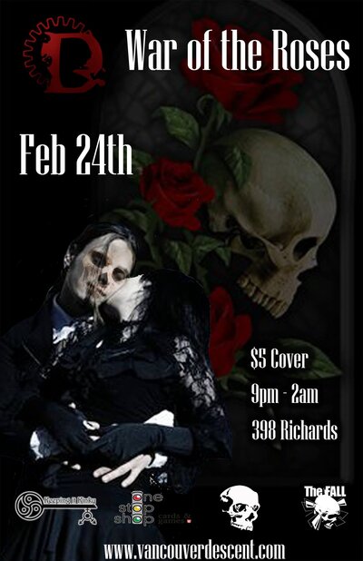 Descent War of the Roses @ The Red Room Feb 24 2019 - Jun 14th @ The Red Room