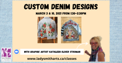 Create Your Own Denim Designs @ On Zoom Mar 10 2021 - Jun 3rd @ On Zoom