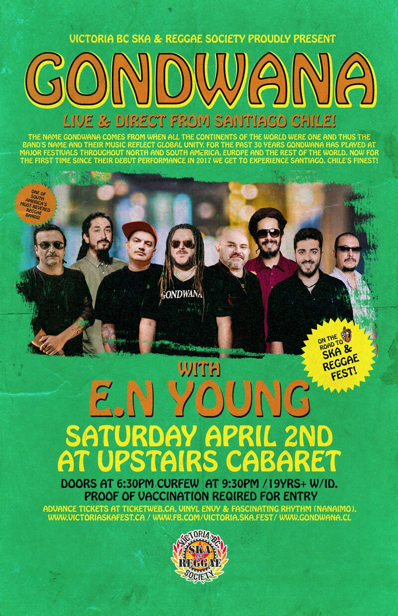 GONDWANA  , E.N. Young @ Upstairs Apr 2 2022 - May 7th @ Upstairs