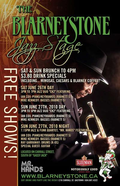 The Sunday Swing &rdquo; Night Shift&rdquo;   Funk & Jazz Session @ Blarney Stone Jun 27 2010 - Jun 22nd @ Blarney Stone