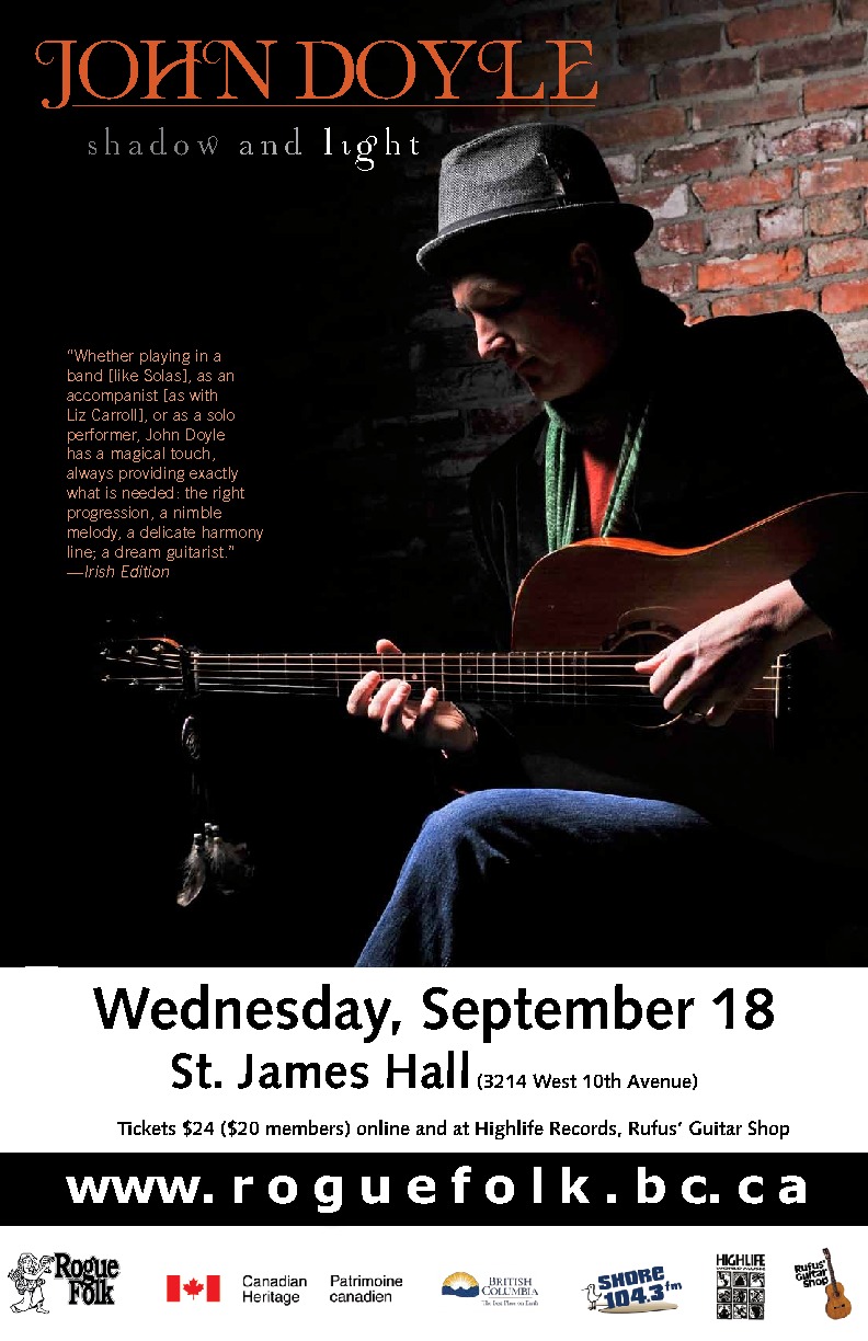 John Doyle @ St. James Community Hall - Sep 18, 2013