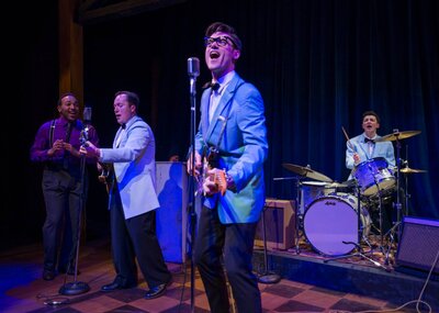 The Buddy Holly Show Starring: Zachary Stevenson @ Blue Frog Studios Sep 13 2019 - Jun 16th @ Blue Frog Studios