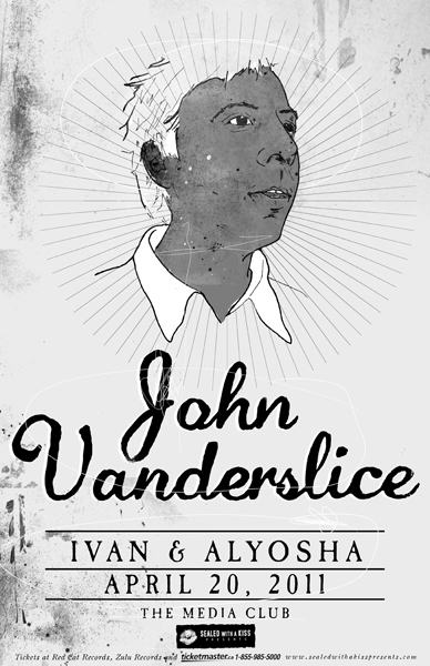 John Vanderslice, Ivan & Alyosha @ The Media Club Apr 20 2011 - May 10th @ The Media Club