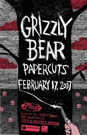 Grizzly Bear, Papercuts @ Plaza Club Dec 31 1969 - May 6th @ Plaza Club