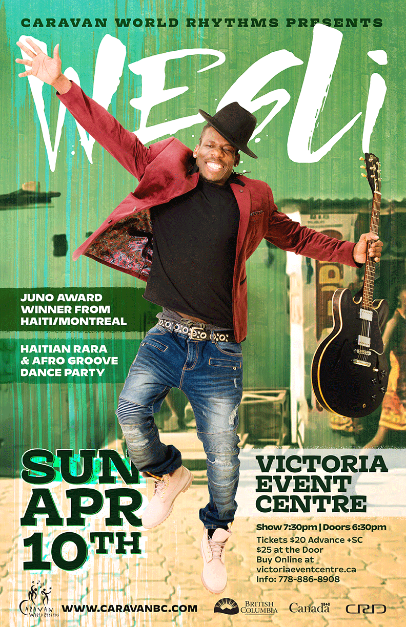 WESLI Band - Haitian Afrobeat Dance Party - May 5th @ Victoria Event Centre