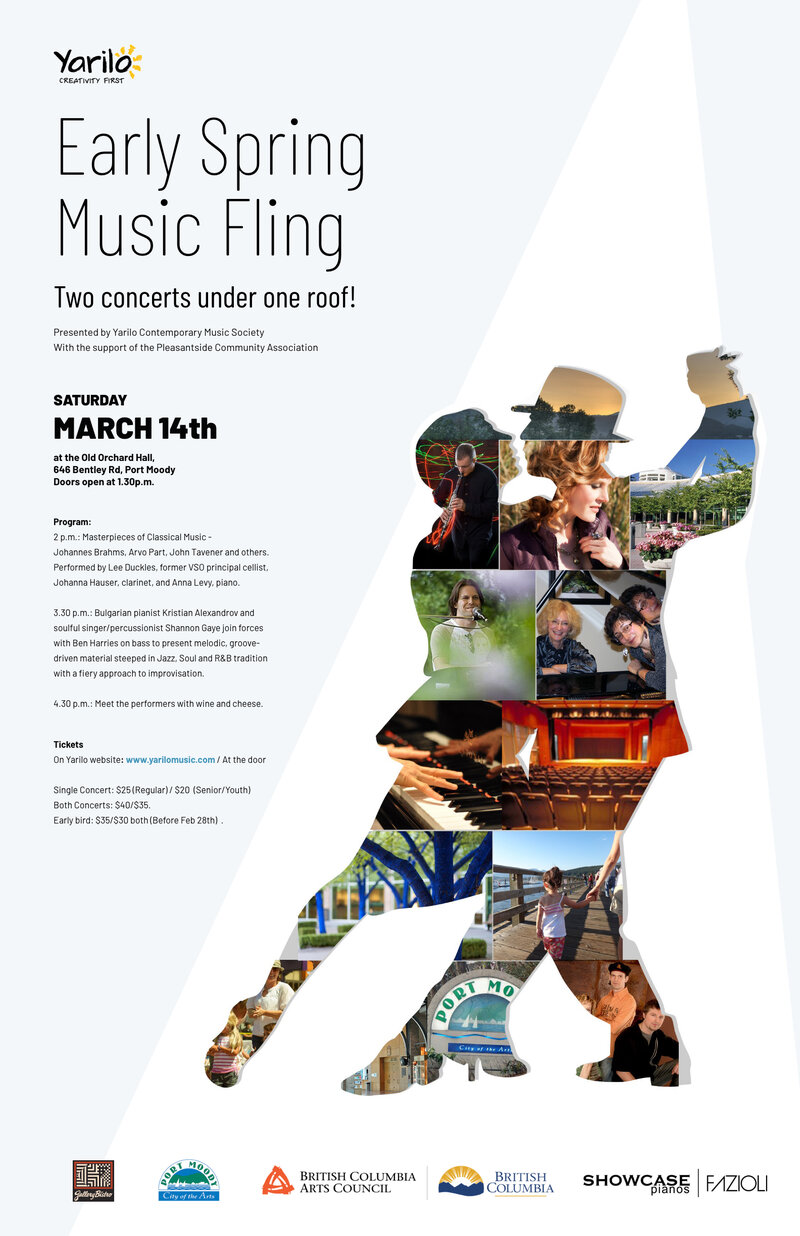 Early Spring Music Fling @ Old Orchard Hall 646 Bentley Road, Port Moody - Mar 14, 2020