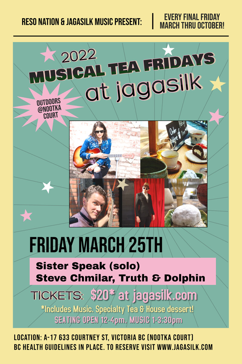 Musical Tea Fridays at JagaSilk - May 9th @ Jagasilk (Outdoors)