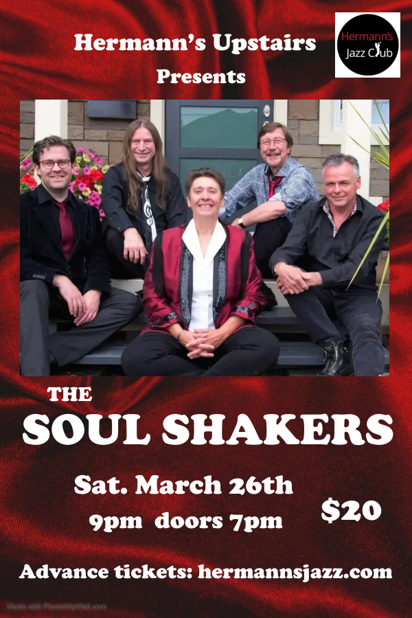 The Soul Shakers Upstairs at Hermann’s @ Hermann’s Upstairs - Mar 26, 2022