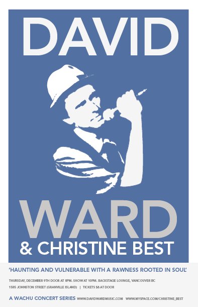 A Wachu Concert Series featuring DAVID WARD & CHRISTINE BEST: David Ward, Christine Best @ Backstage Lounge Dec 9 2010 - May 9th @ Backstage Lounge