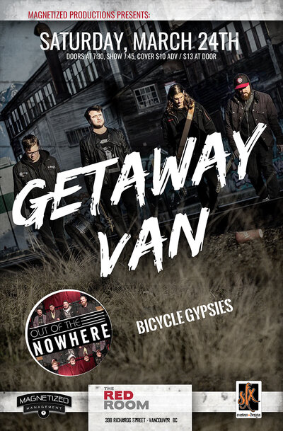 Getaway Van w/ Out of the Nowhere and Attack The Fire @ The Red Room Mar 24 2018 - Jun 18th @ The Red Room