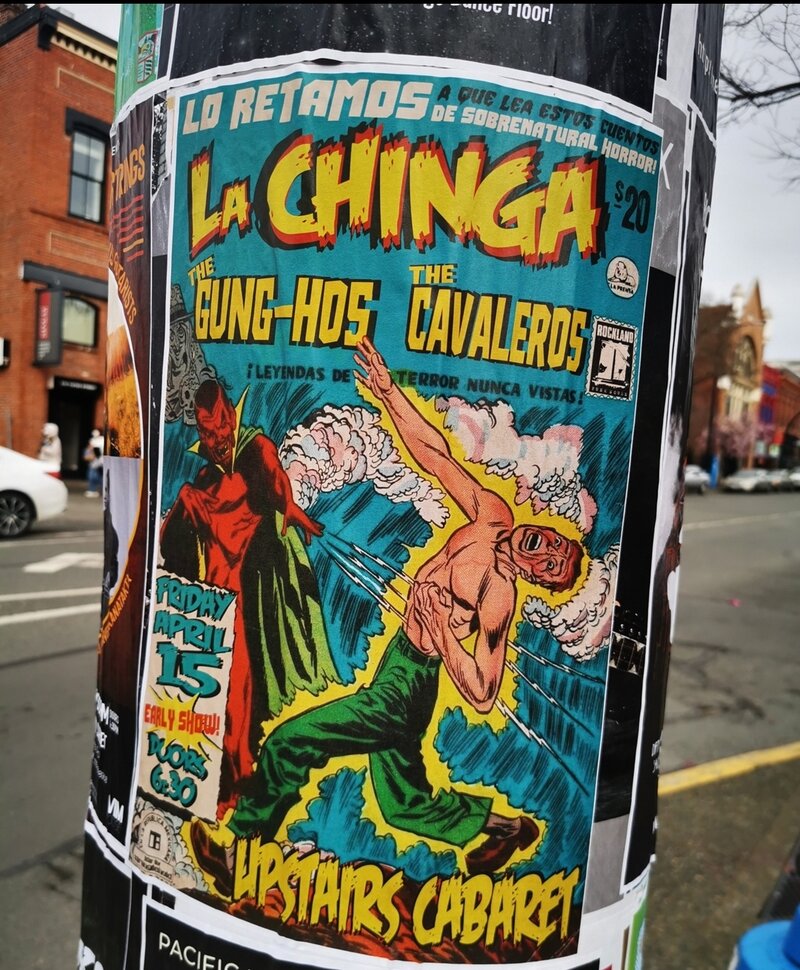 Rockland Punk House Presents La Chinga with The Gung Ho's and The Cavaleros: La Chinga, The Gung-Hos, The Cavaleros @ Upstairs Apr 15 2022 - May 6th @ Upstairs