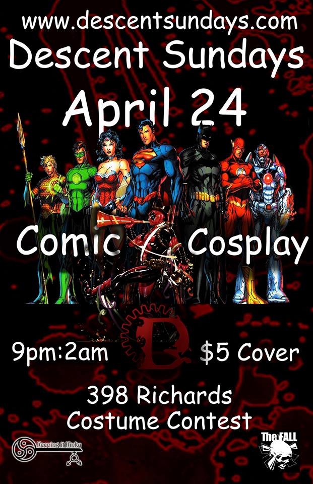 Descent Comic Cosplay @ The Red Room Apr 24 2016 - Jun 23rd @ The Red Room