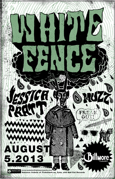 White Fence, Jessica Pratt @ The Biltmore Cabaret Aug 5 2013 - Jun 12th @ The Biltmore Cabaret