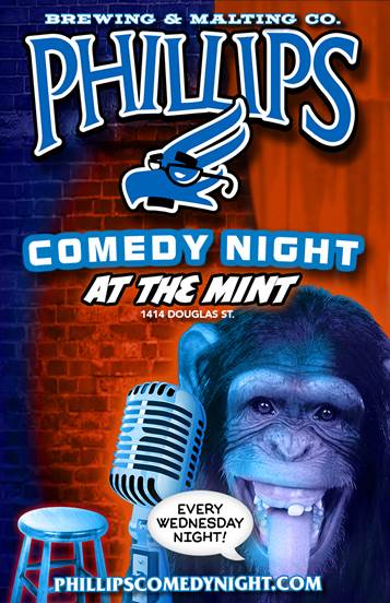 Phillips Comedy Night at the Mint @ The Mint Feb 3 2016 - Jun 4th @ The Mint