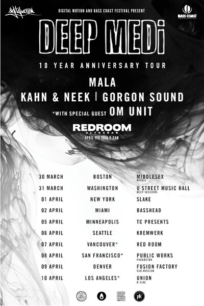 DEEP MEDi 10YR SHOWCASE @ The Red Room Apr 7 2016 - Jun 23rd @ The Red Room