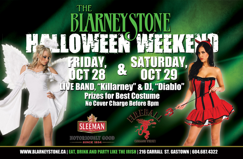 Halloween Weekend at the Blarney Stone! @ Blarney Stone Oct 28 2011 - May 13th @ Blarney Stone