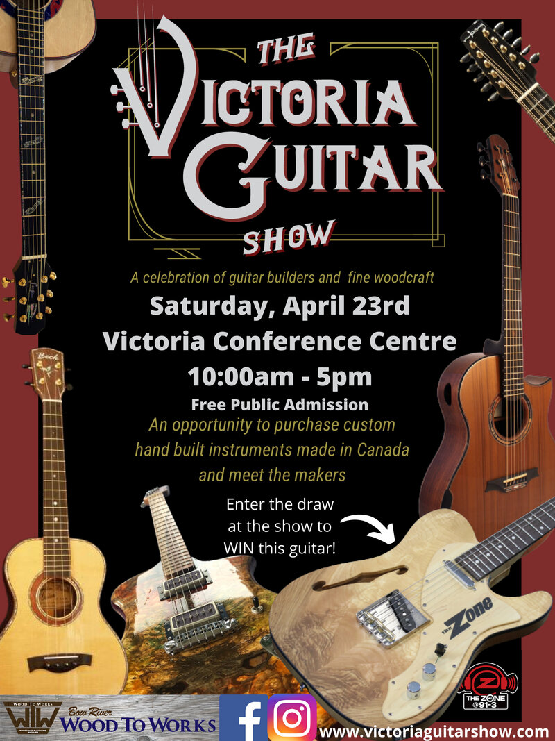 The Victoria Guitar Show 2022 @ Victoria Conference Centre - Apr 23, 2022