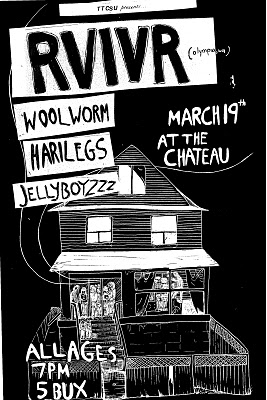 RVIVR, Woolworm, HARI LEGS, Jelly Boyzzz @ the chateau - Mar 19, 2011