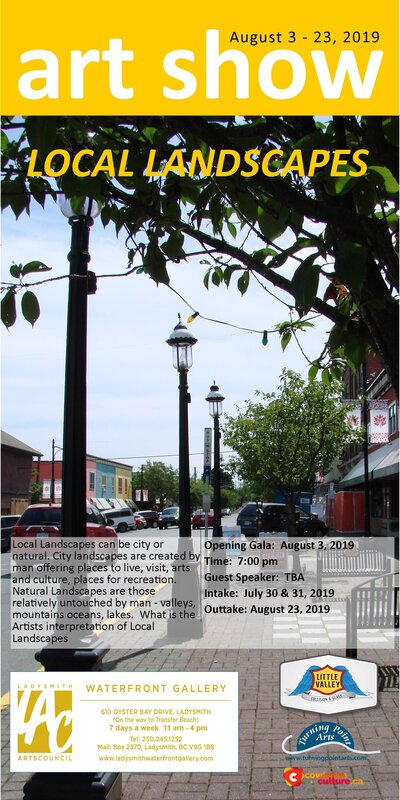 Local Landscapes @ Ladysmith Waterfront Gallery Aug 3 2019 - Jun 4th @ Ladysmith Waterfront Gallery