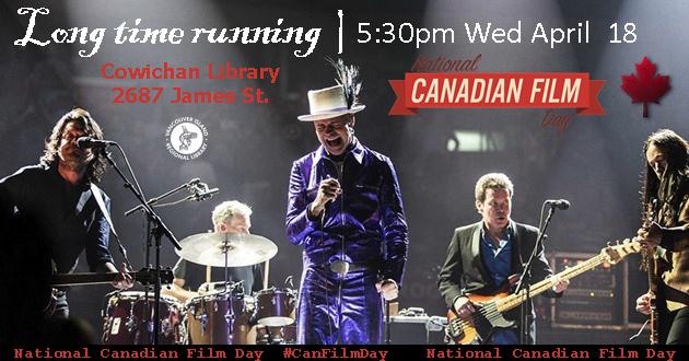 Film: Long Time Running (National Canadian Film Day) @ Vancouver Island Regional Library (Cowichan Branch) - Apr 16, 2018