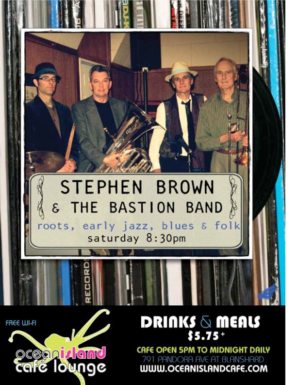 Stephen Brown and the Bastion Band @ Ocean Island Lounge - Jun 02, 2012