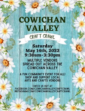 Cowichan Valley Craft Crawl @ Cowichan Valley Vendors May 14 2022 - Jun 25th @ Cowichan Valley Vendors