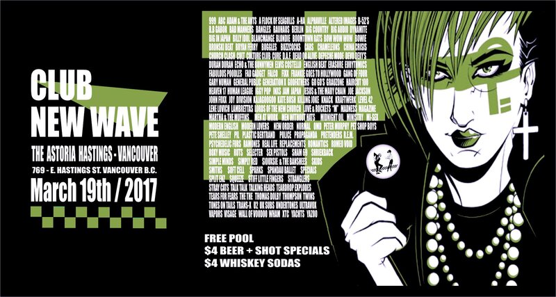 CLUB NEW WAVE: DJ JEFF RPM  @ The Astoria Mar 19 2017 - Jun 5th @ The Astoria
