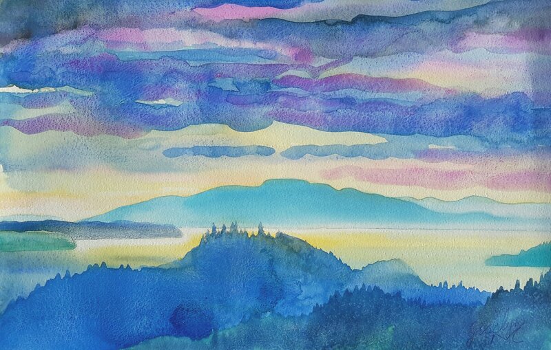 Fresh Fun with Watercolor @ Zoom Jan 26 2021 - Jun 13th @ Zoom