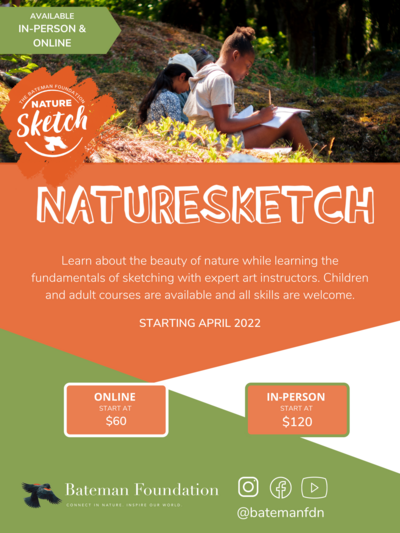 Junior NatureSketch - Jun 14th @ The Robert Bateman Centre