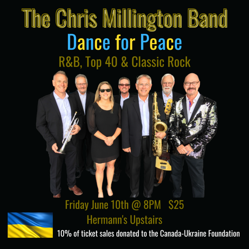 The Chris Millington Band: Dance For Peace - Jun 9th @ Hermann's Upstairs