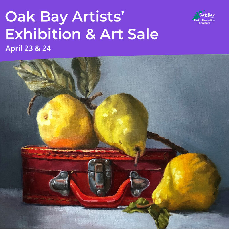 Oak Bay Artists&rsquo; Exhibition & Art Sale Spring 2022 - May 5th @ Monterey Recreation Centre