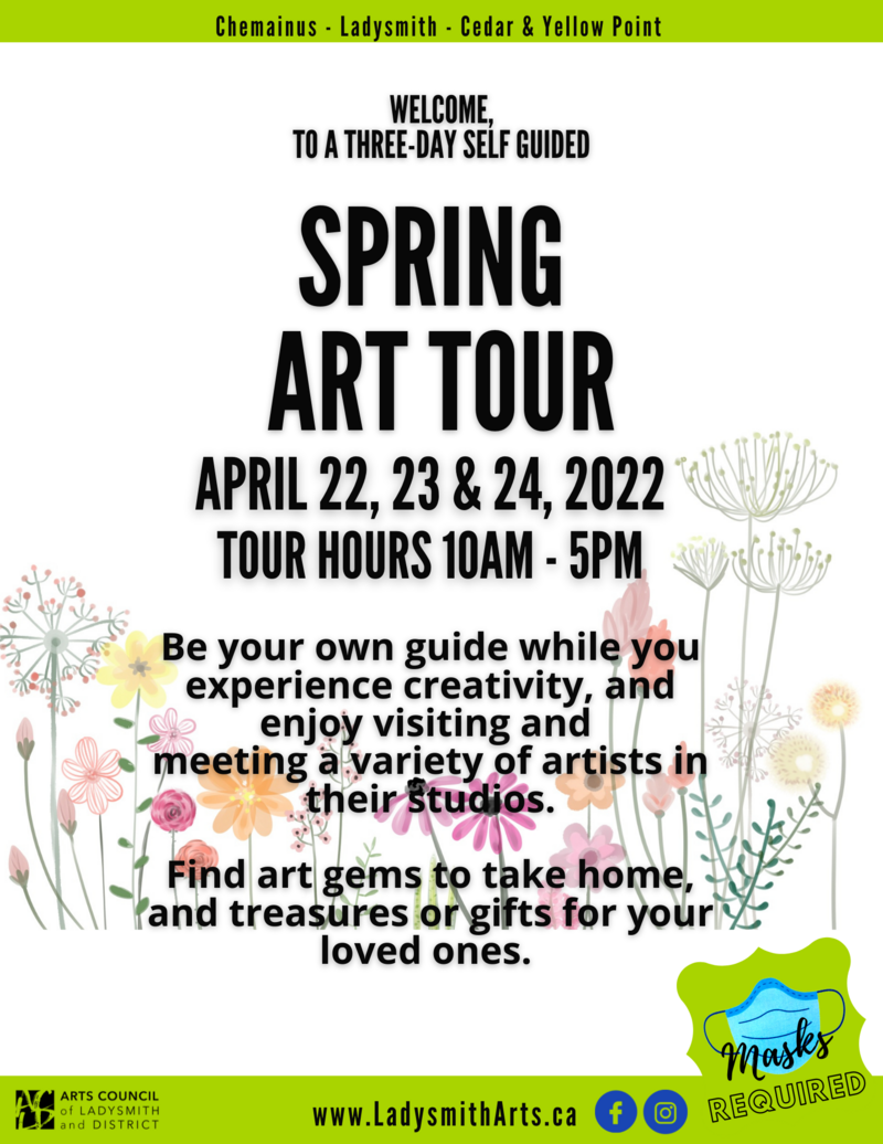 Spring Art Tour @ Arts Council of Ladysmith and District - Apr 22, 2022
