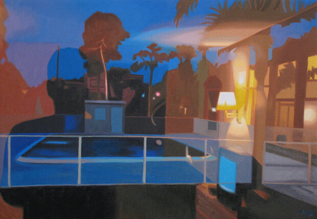 Flash in Blue by 
James Nye