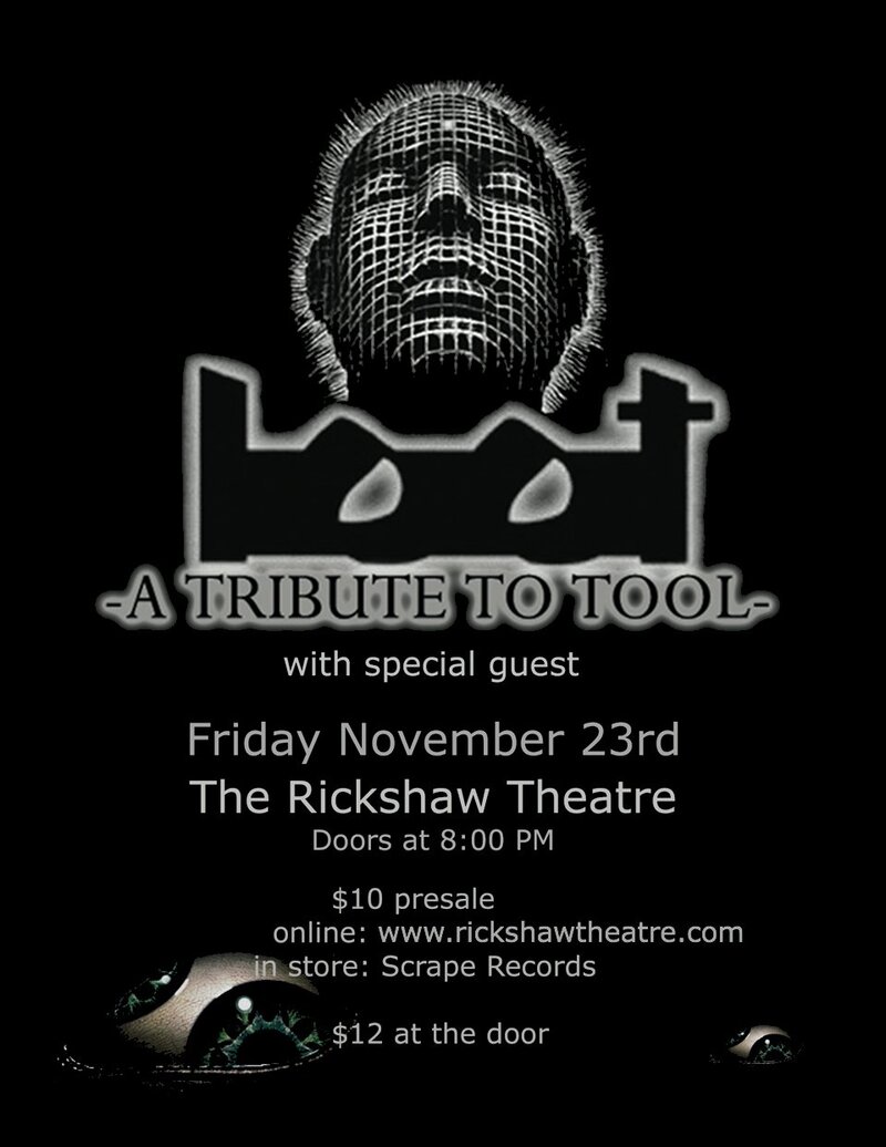 A Tool Tribute: LOOT, Mob Machine @ Rickshaw Theatre Nov 23 2012 - Jun 19th @ Rickshaw Theatre